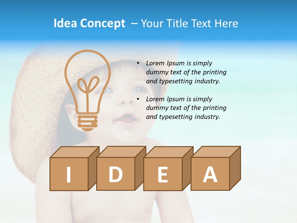 Tan Small Little PowerPoint Template