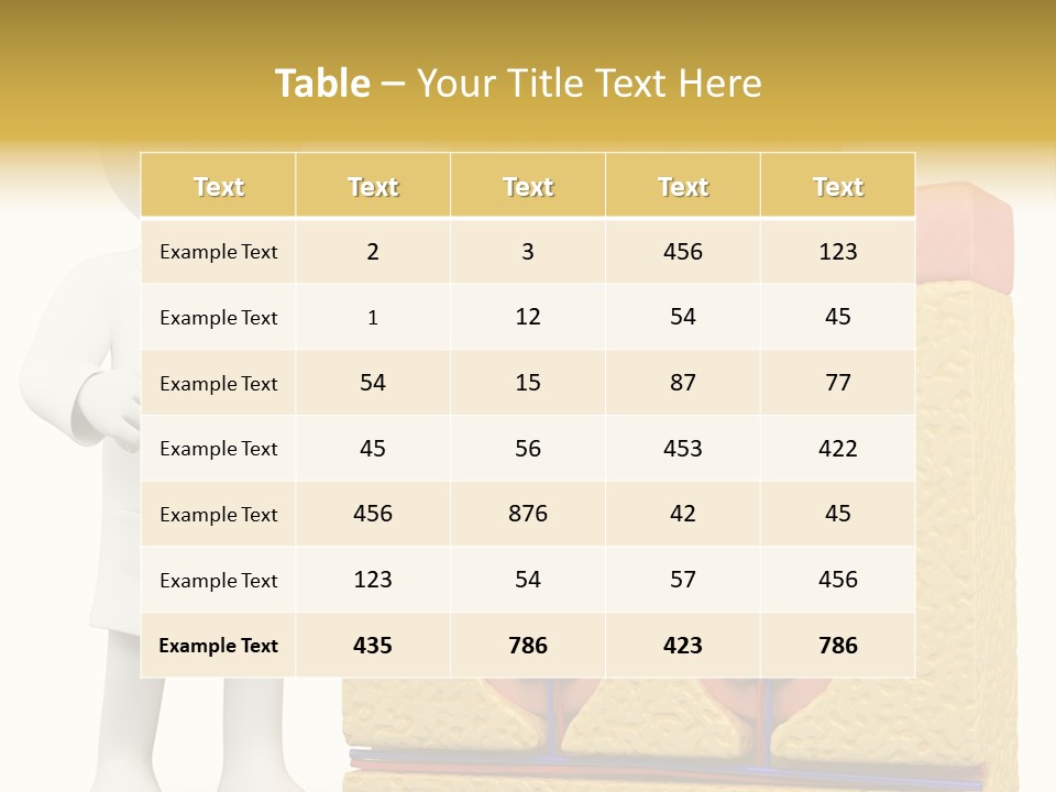 Cementum Cavity Mouth PowerPoint Template