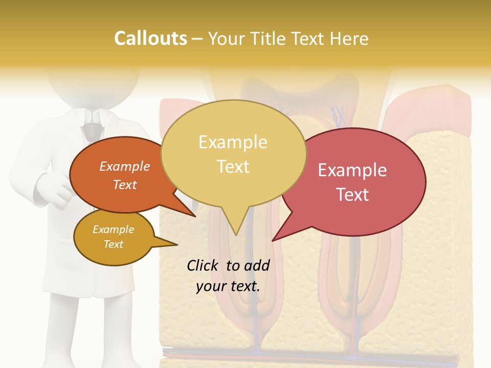 Cementum Cavity Mouth PowerPoint Template