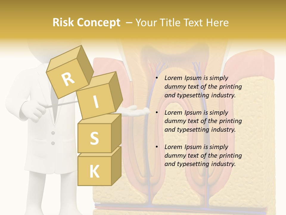 Cementum Cavity Mouth PowerPoint Template