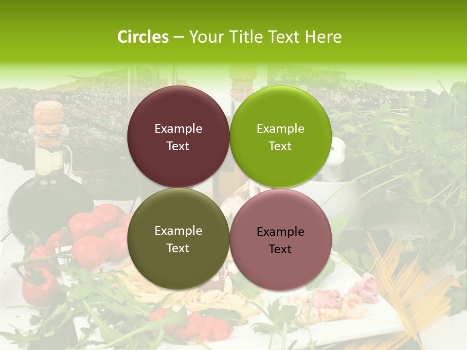 Sommer Gartenfest Pizzeria PowerPoint Template