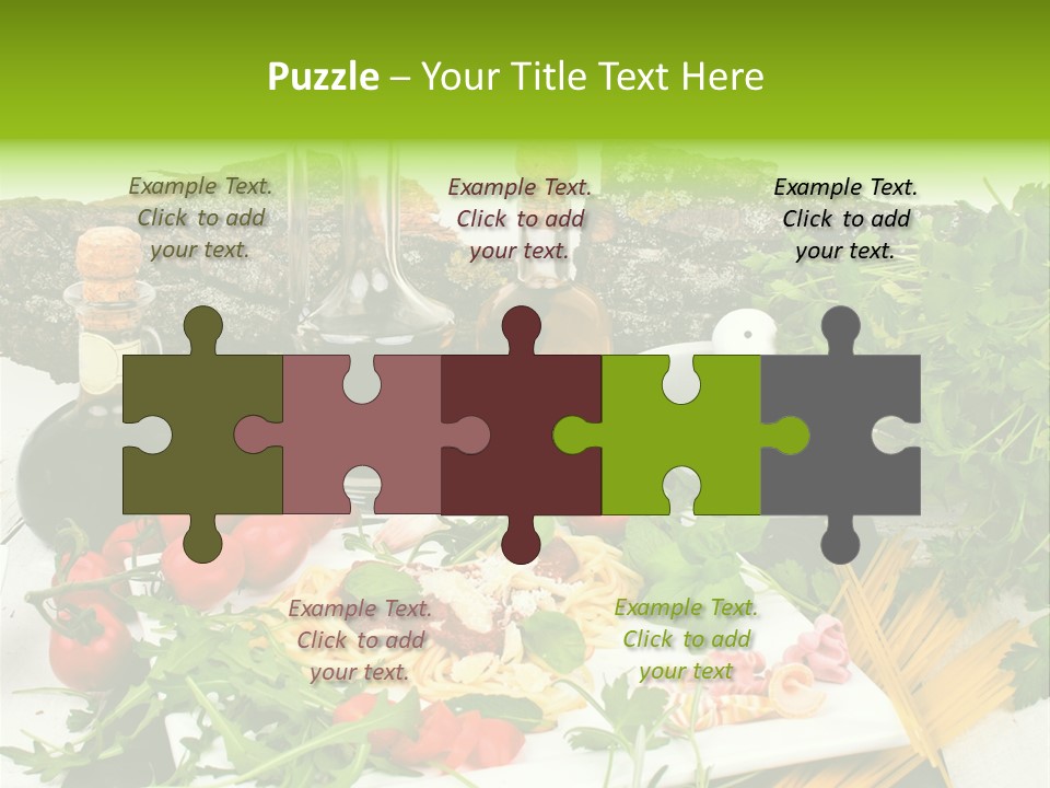 Sommer Gartenfest Pizzeria PowerPoint Template