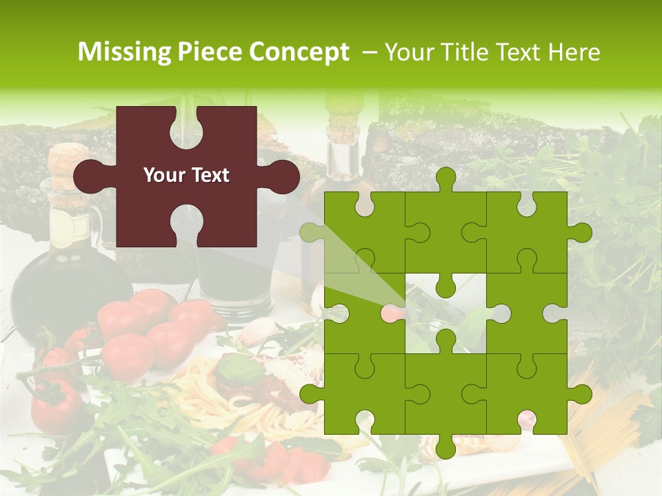 Sommer Gartenfest Pizzeria PowerPoint Template