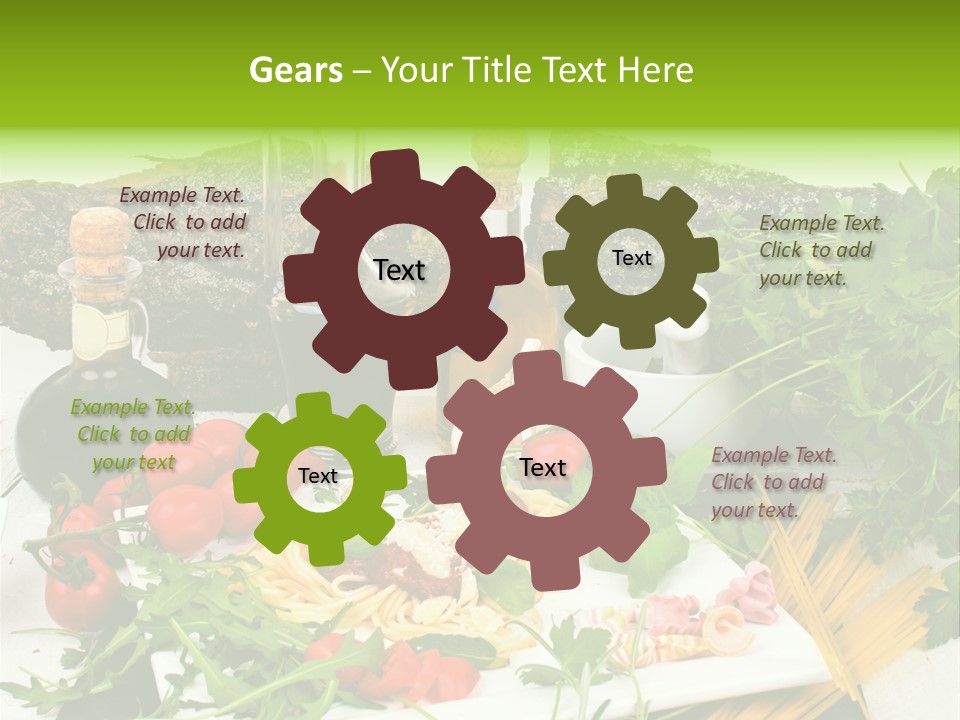 Sommer Gartenfest Pizzeria PowerPoint Template