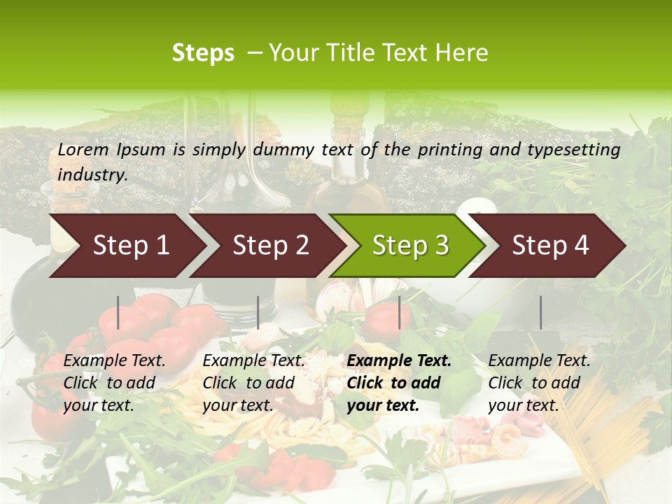 Sommer Gartenfest Pizzeria PowerPoint Template