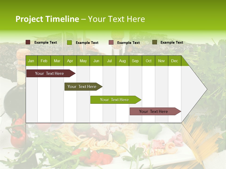 Sommer Gartenfest Pizzeria PowerPoint Template