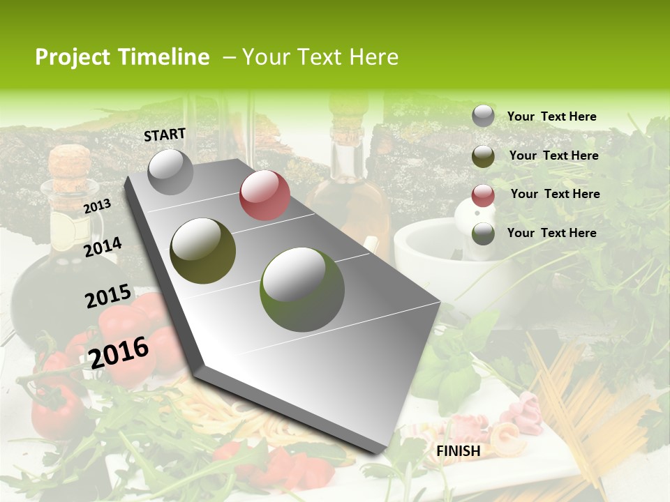 Sommer Gartenfest Pizzeria PowerPoint Template