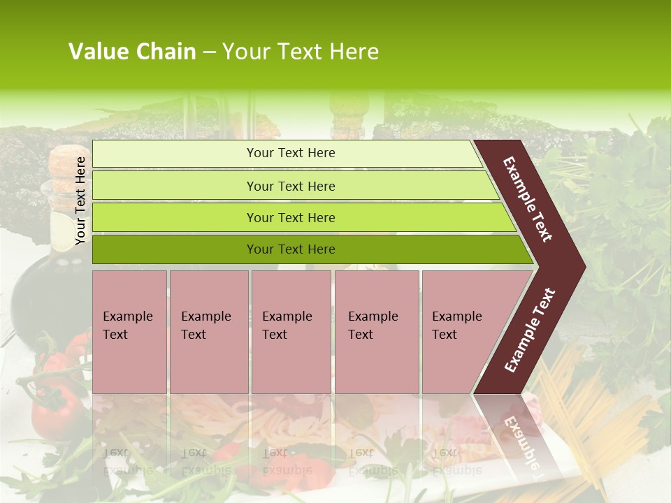 Sommer Gartenfest Pizzeria PowerPoint Template