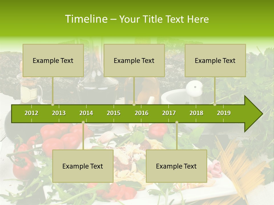 Sommer Gartenfest Pizzeria PowerPoint Template