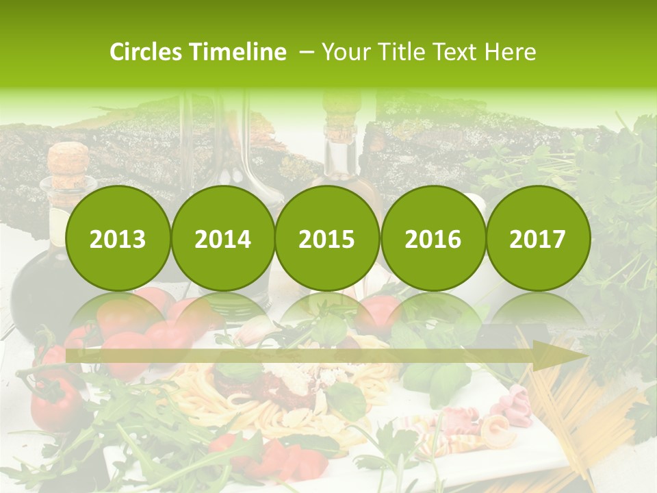 Sommer Gartenfest Pizzeria PowerPoint Template