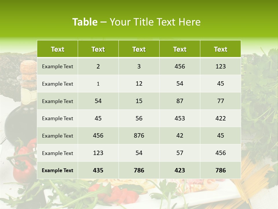 Sommer Gartenfest Pizzeria PowerPoint Template