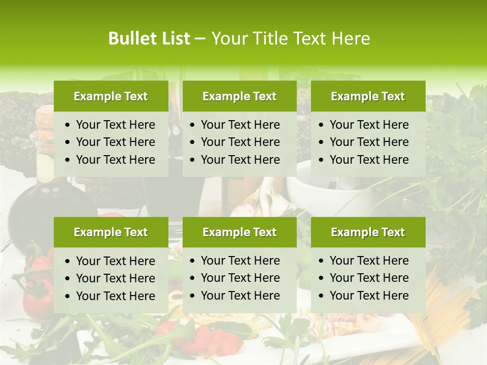 Sommer Gartenfest Pizzeria PowerPoint Template