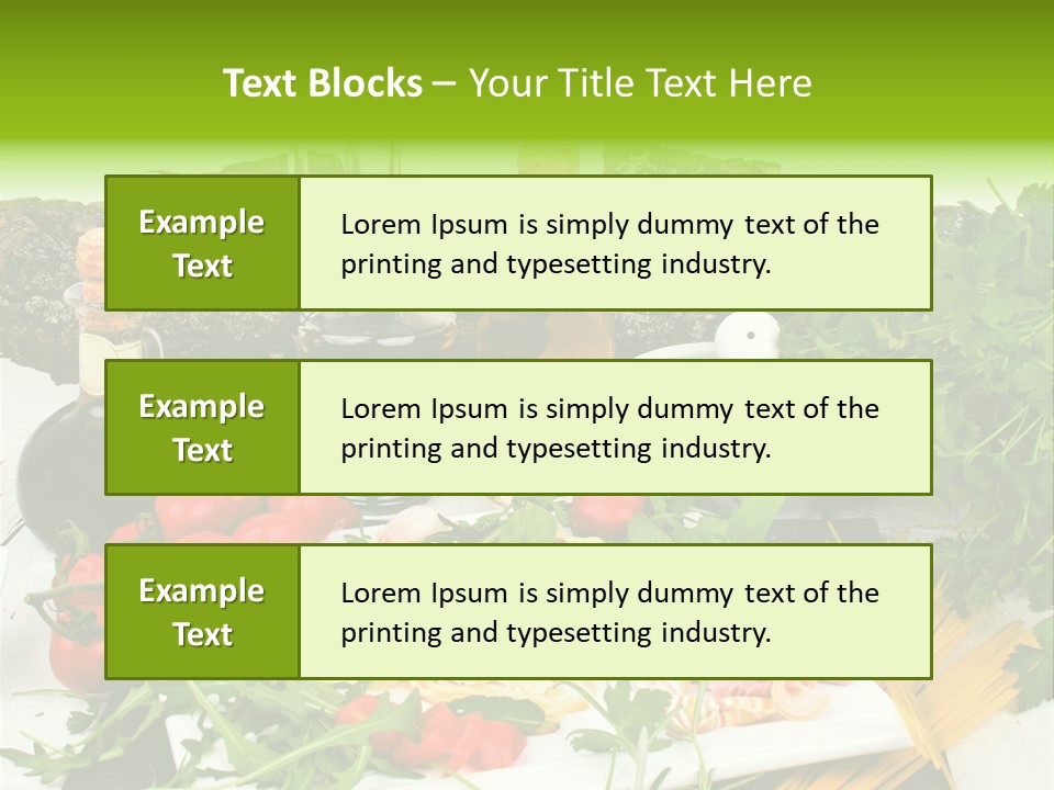 Sommer Gartenfest Pizzeria PowerPoint Template