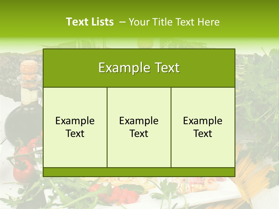 Sommer Gartenfest Pizzeria PowerPoint Template