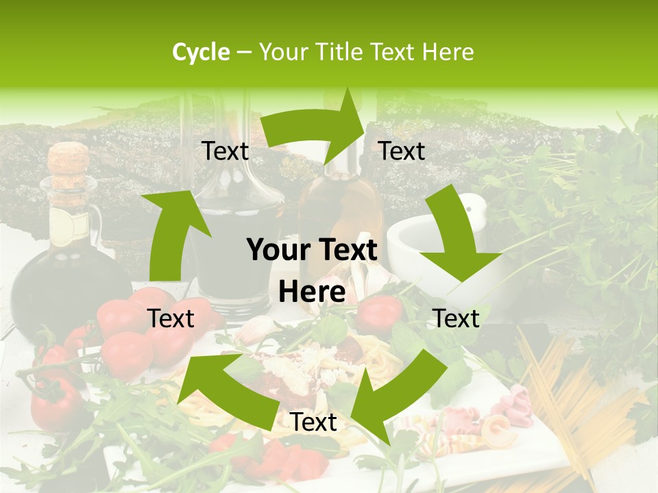 Sommer Gartenfest Pizzeria PowerPoint Template