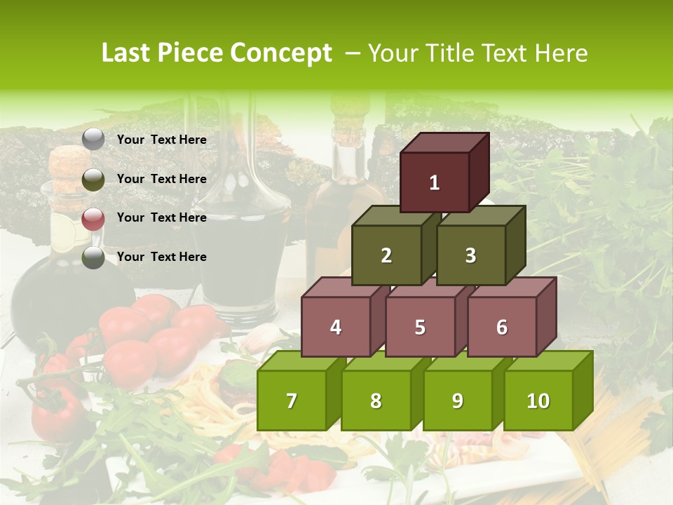 Sommer Gartenfest Pizzeria PowerPoint Template