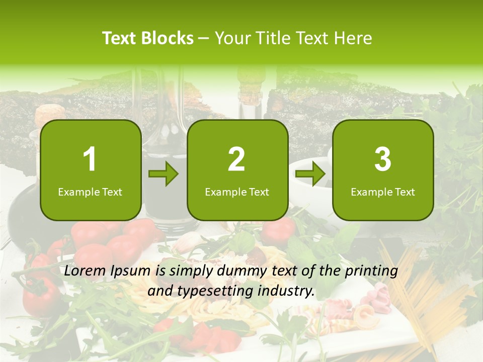 Sommer Gartenfest Pizzeria PowerPoint Template