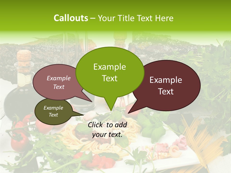 Sommer Gartenfest Pizzeria PowerPoint Template