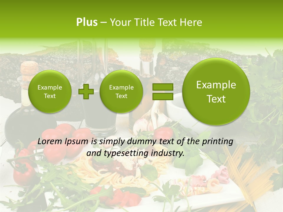 Sommer Gartenfest Pizzeria PowerPoint Template