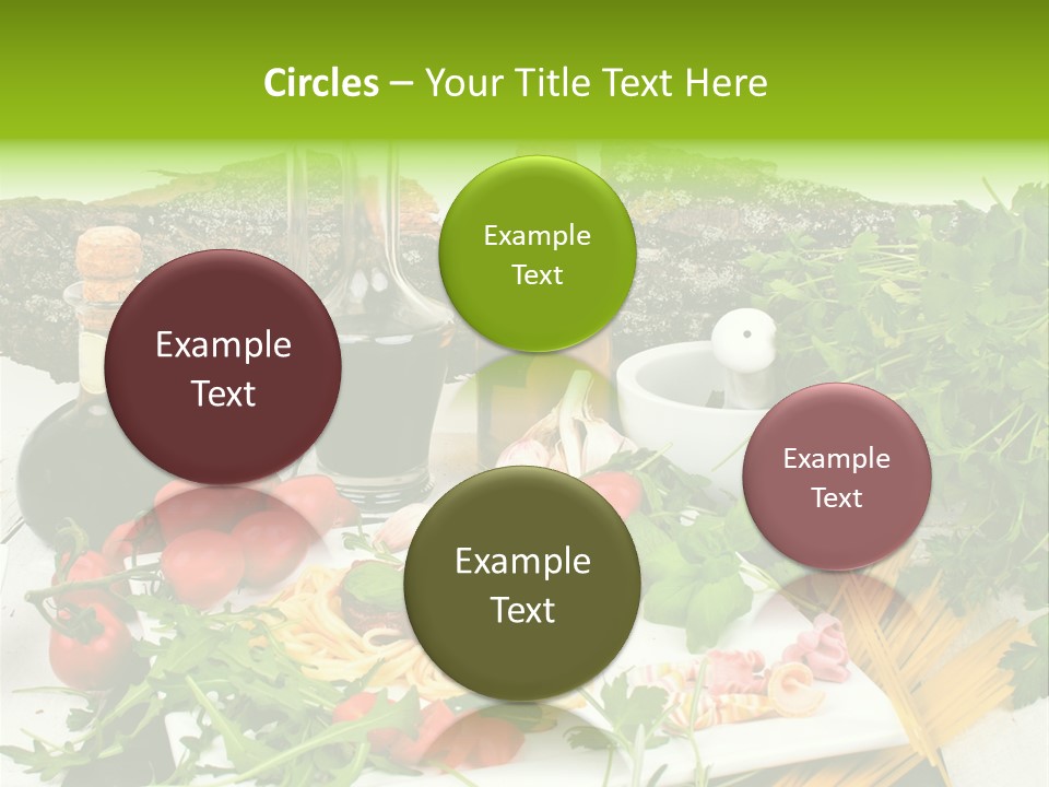 Sommer Gartenfest Pizzeria PowerPoint Template