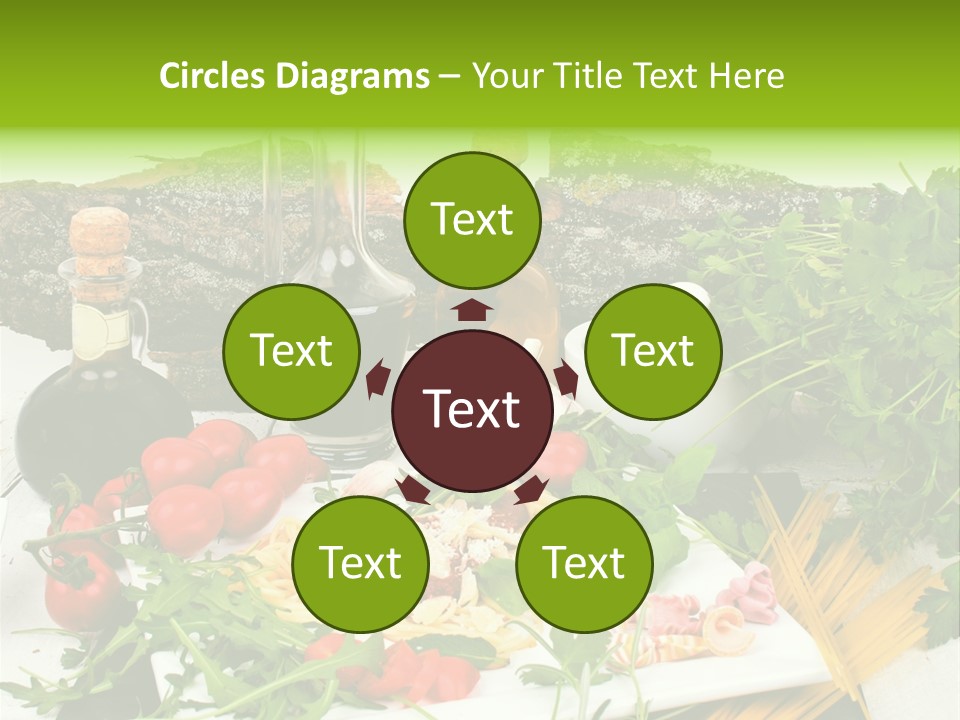 Sommer Gartenfest Pizzeria PowerPoint Template