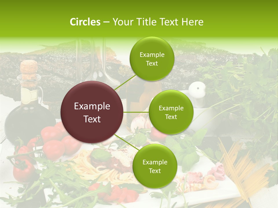 Sommer Gartenfest Pizzeria PowerPoint Template