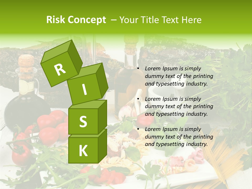 Sommer Gartenfest Pizzeria PowerPoint Template