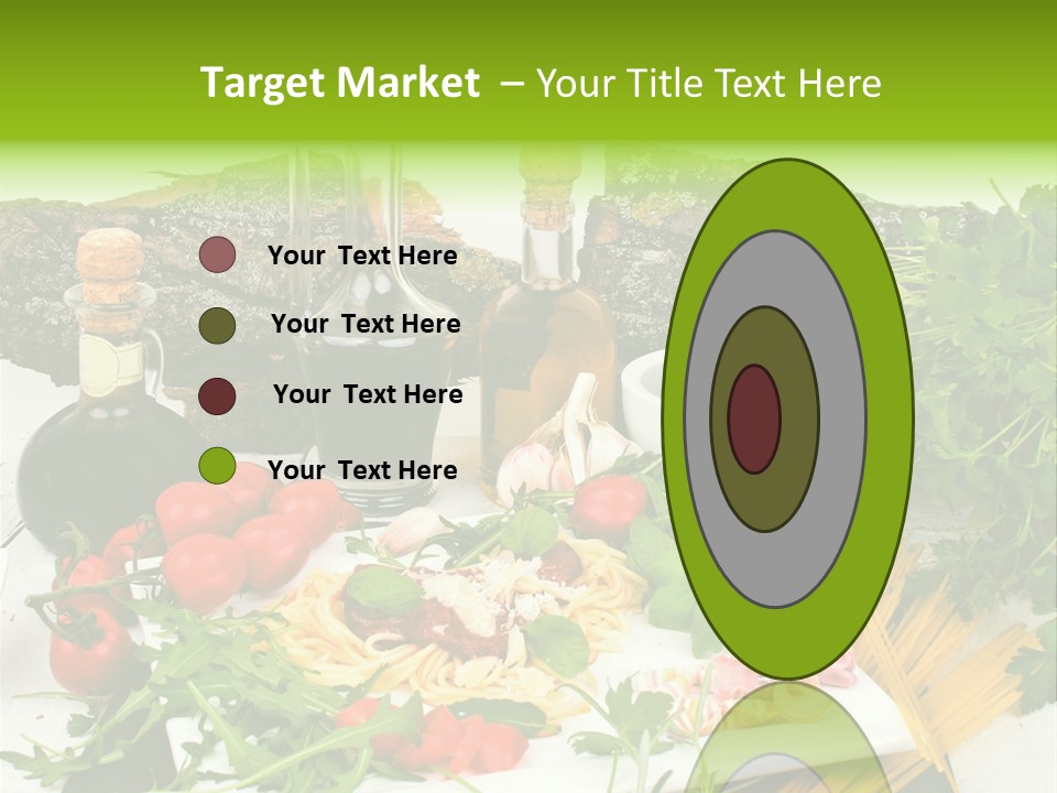 Sommer Gartenfest Pizzeria PowerPoint Template