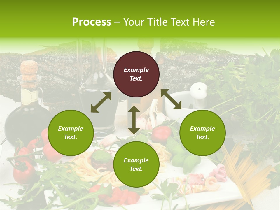 Sommer Gartenfest Pizzeria PowerPoint Template