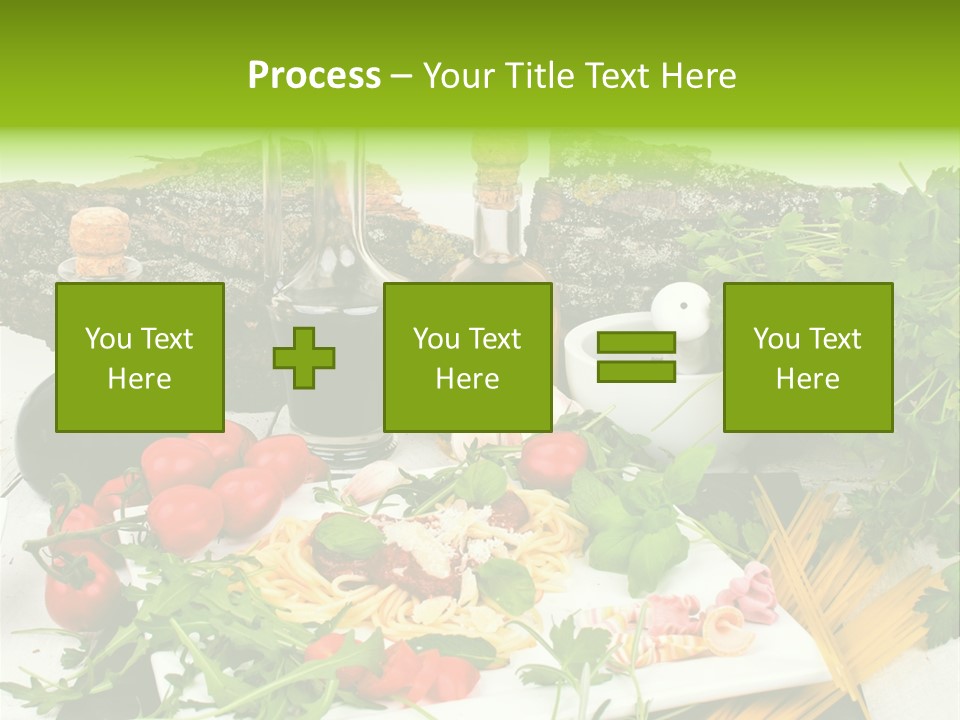 Sommer Gartenfest Pizzeria PowerPoint Template