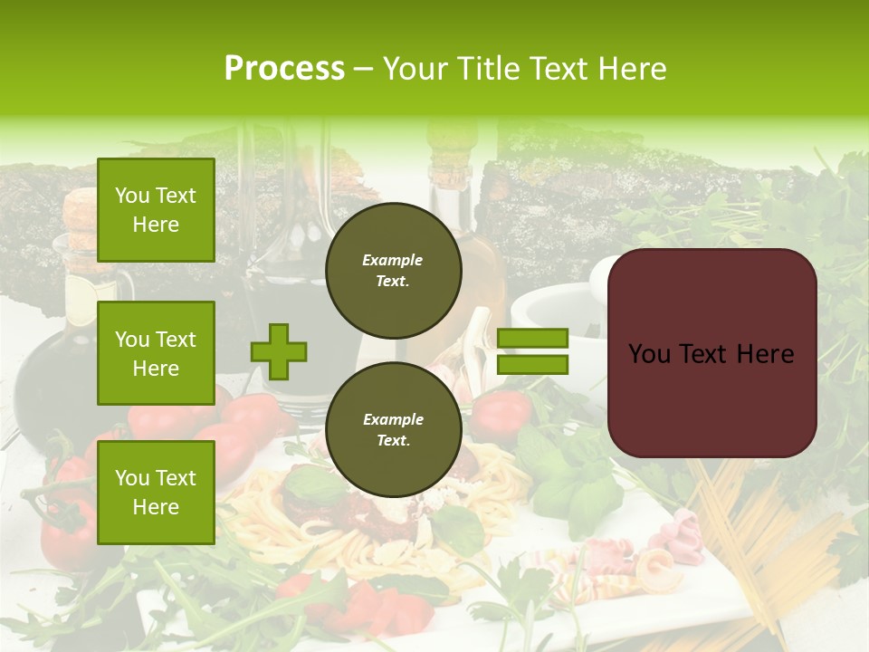 Sommer Gartenfest Pizzeria PowerPoint Template