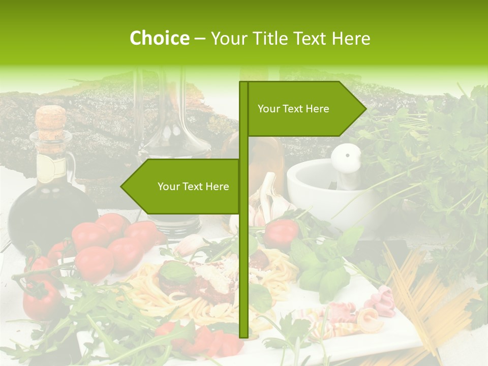 Sommer Gartenfest Pizzeria PowerPoint Template