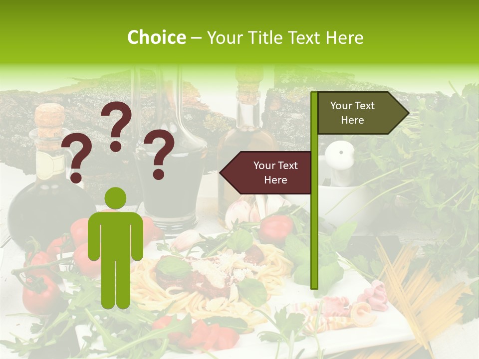 Sommer Gartenfest Pizzeria PowerPoint Template