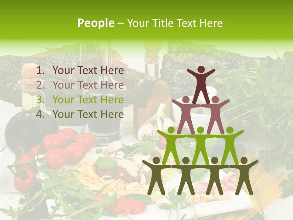 Sommer Gartenfest Pizzeria PowerPoint Template