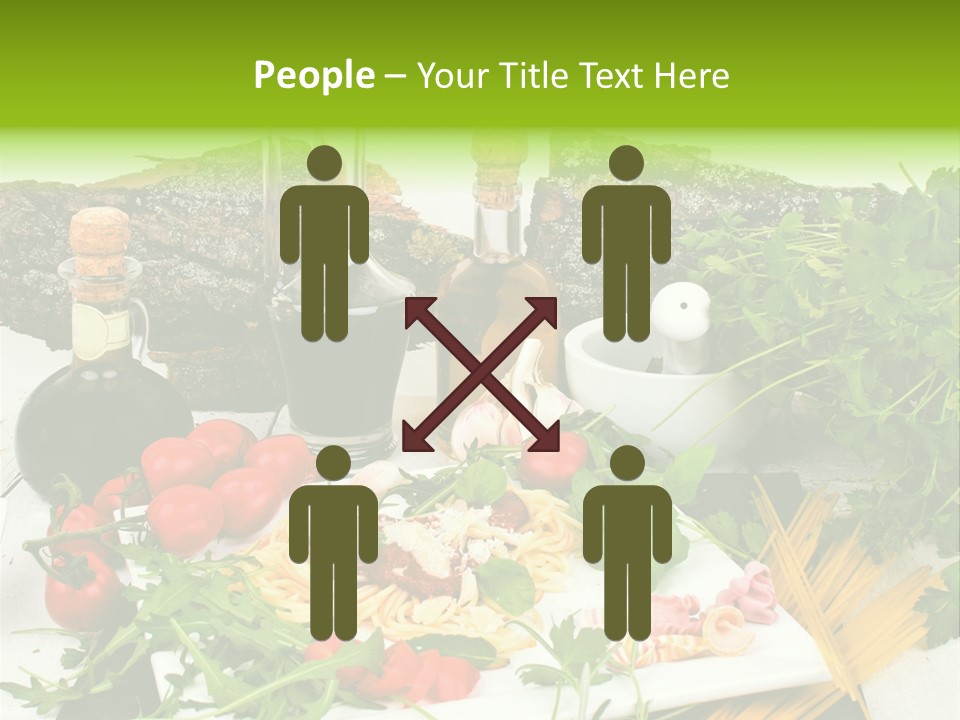 Sommer Gartenfest Pizzeria PowerPoint Template