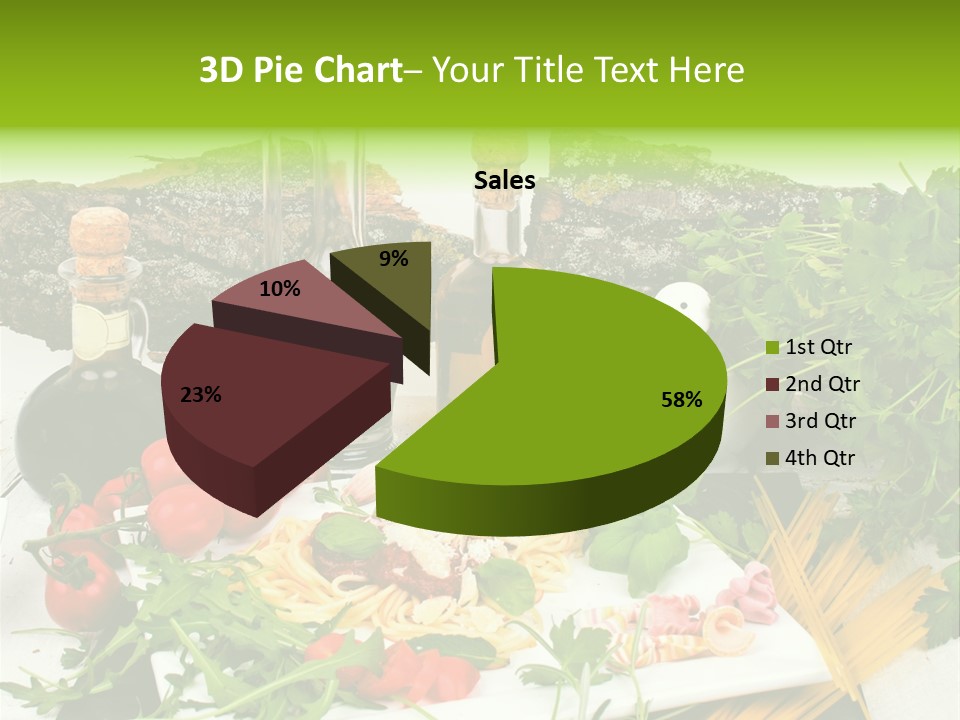 Sommer Gartenfest Pizzeria PowerPoint Template