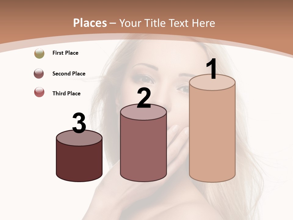 Hair Cute Clean PowerPoint Template