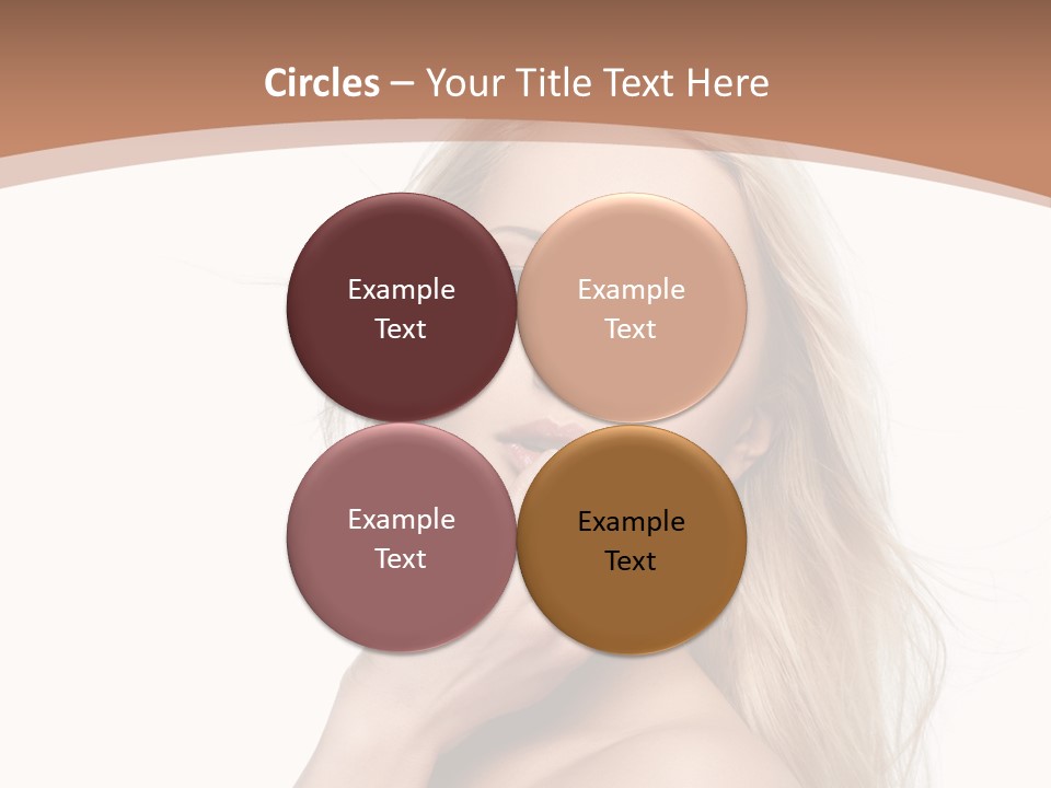 Hair Cute Clean PowerPoint Template