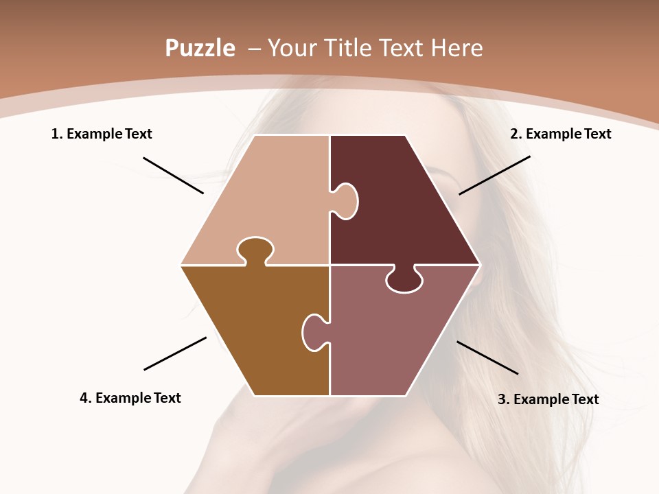 Hair Cute Clean PowerPoint Template