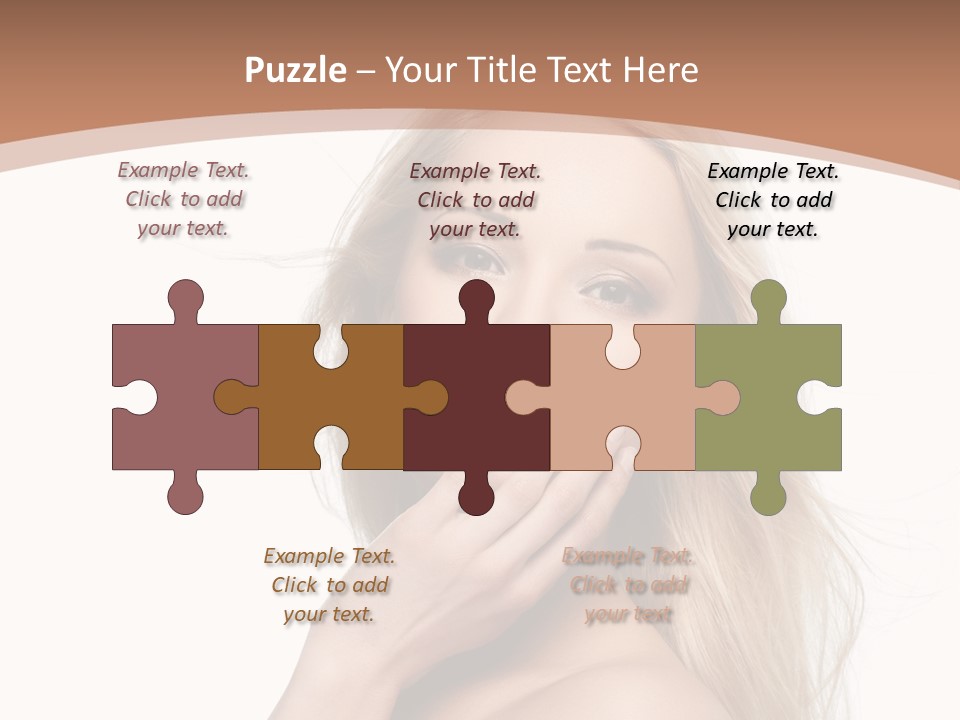 Hair Cute Clean PowerPoint Template