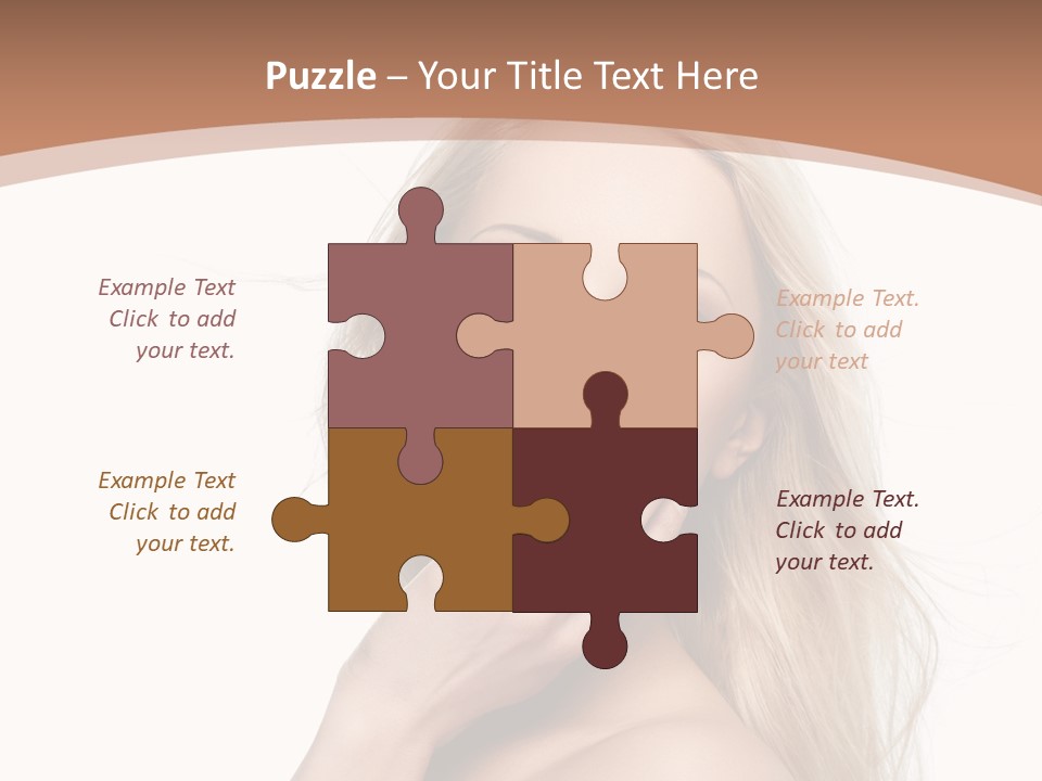 Hair Cute Clean PowerPoint Template