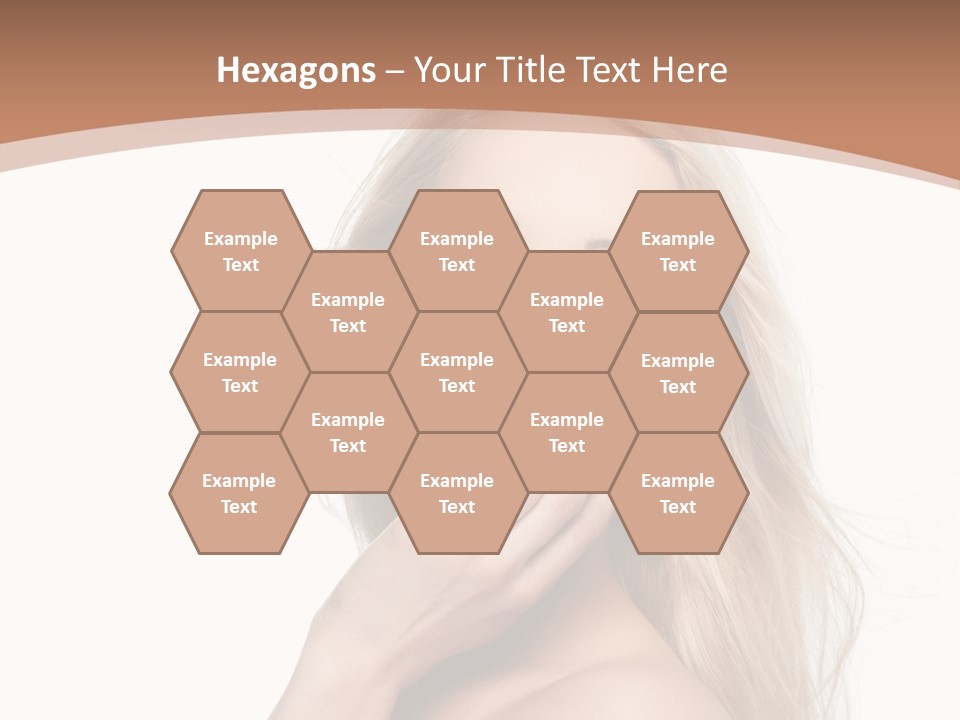 Hair Cute Clean PowerPoint Template