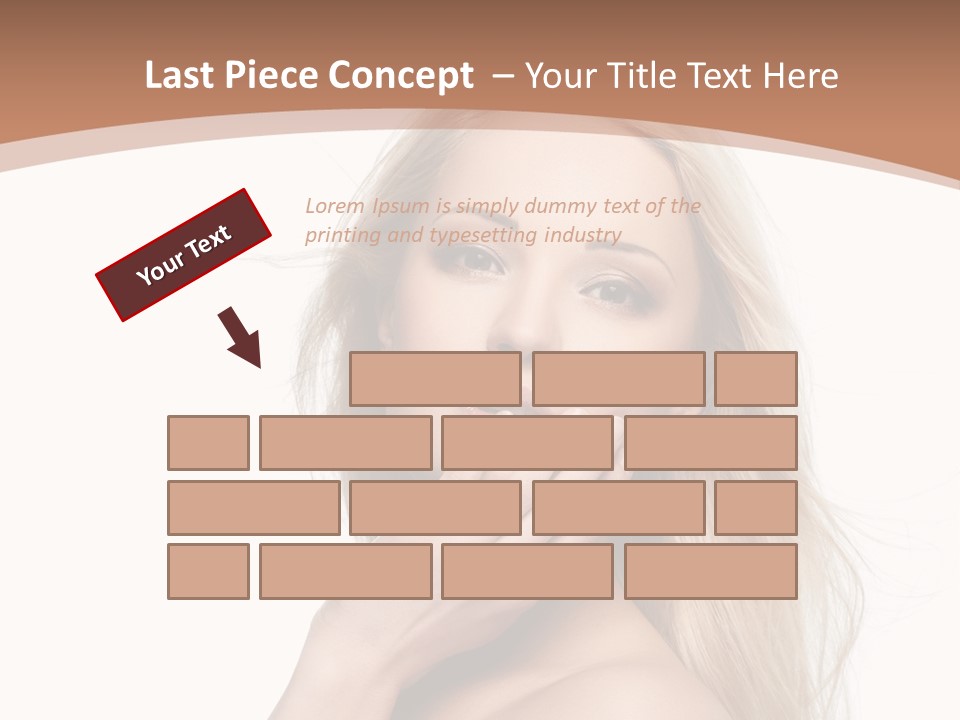 Hair Cute Clean PowerPoint Template