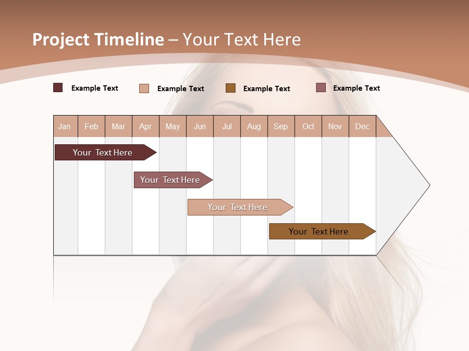 Hair Cute Clean PowerPoint Template
