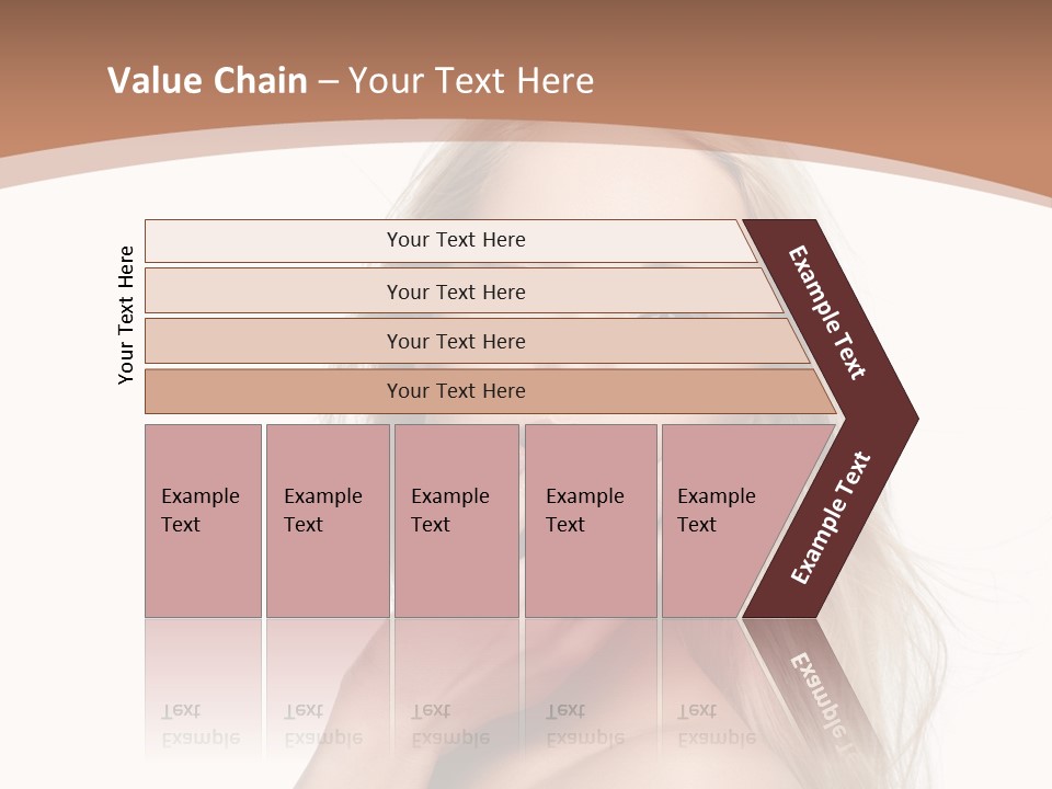 Hair Cute Clean PowerPoint Template