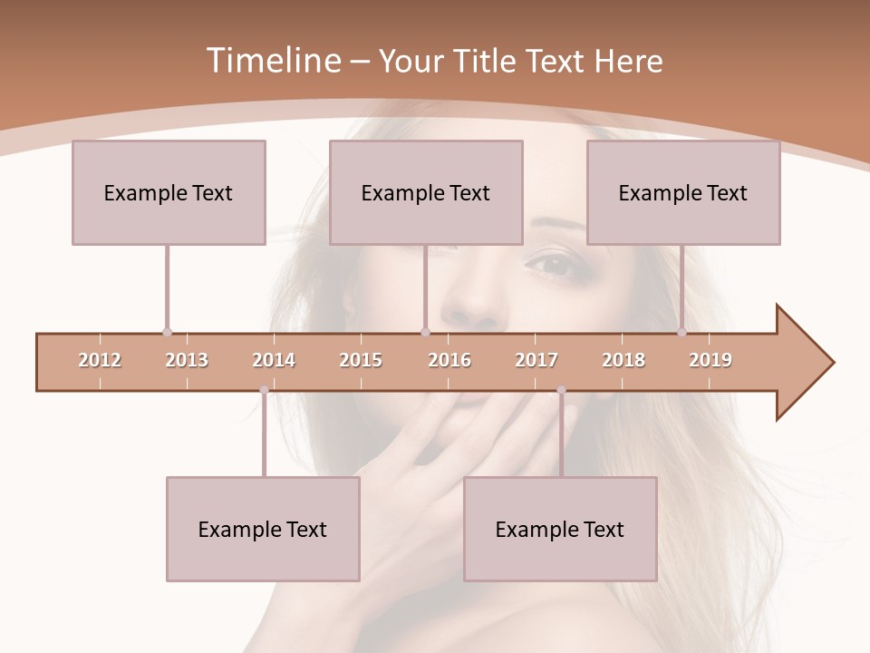 Hair Cute Clean PowerPoint Template