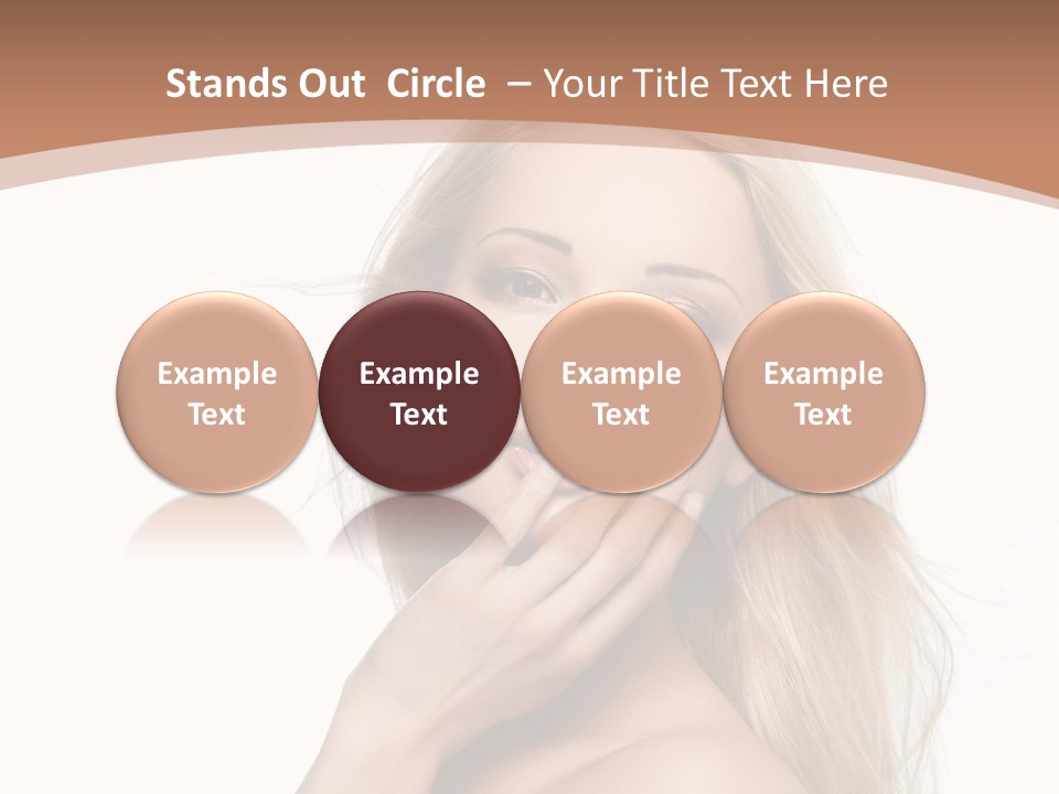 Hair Cute Clean PowerPoint Template