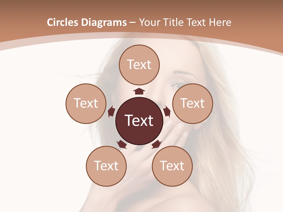 Hair Cute Clean PowerPoint Template