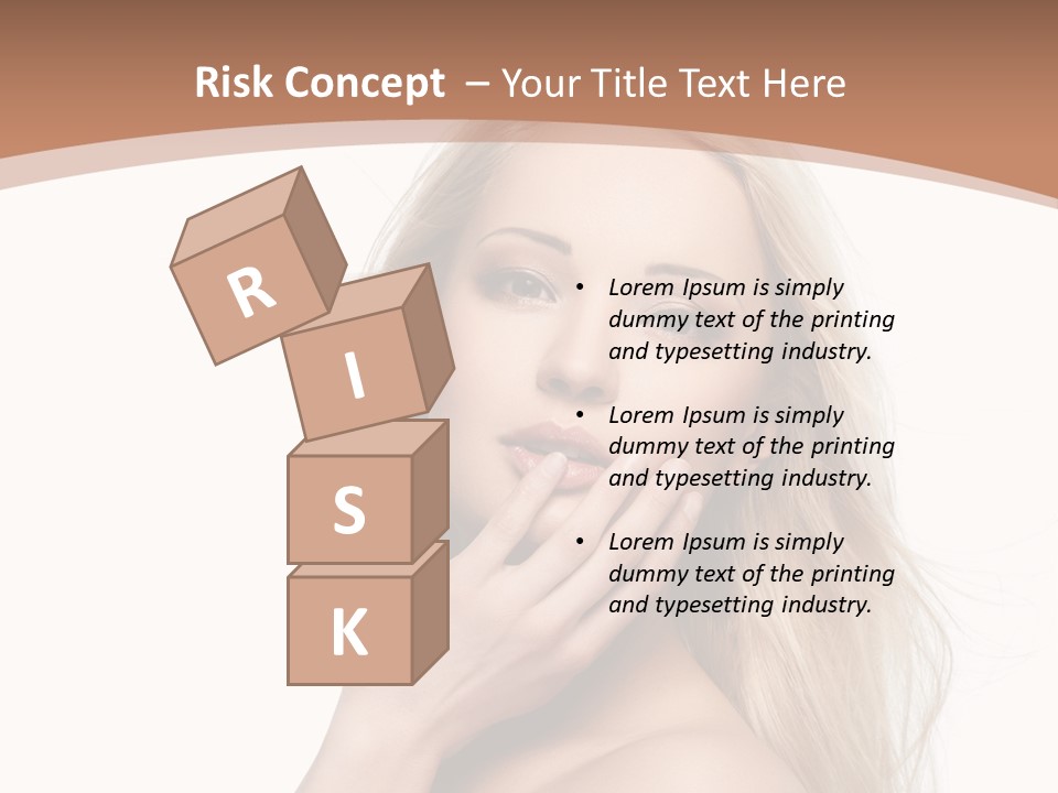 Hair Cute Clean PowerPoint Template