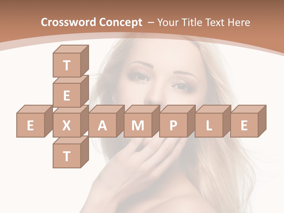 Hair Cute Clean PowerPoint Template